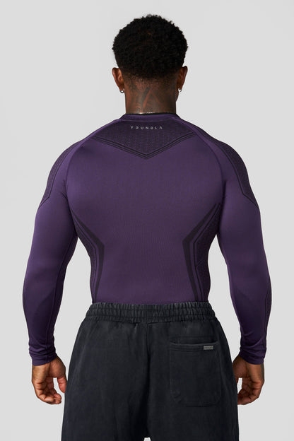 8004 - Batman Compression Longsleeves - Purple Limited Edition