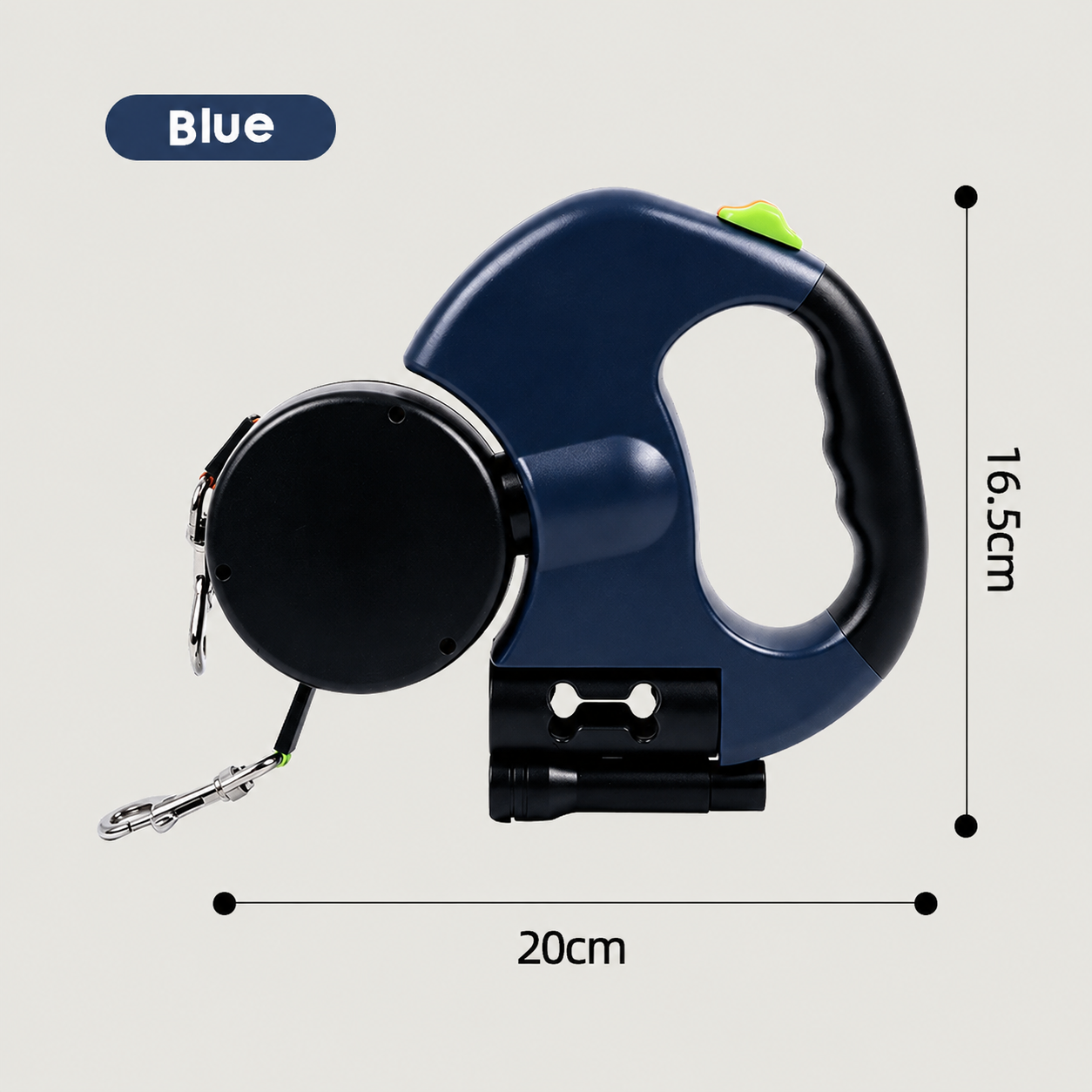 DuoLeash™ — Dual Retractable Dog Leash for 2 Dogs