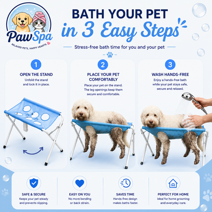 PawSpa™ Pet Bath & Grooming Stand