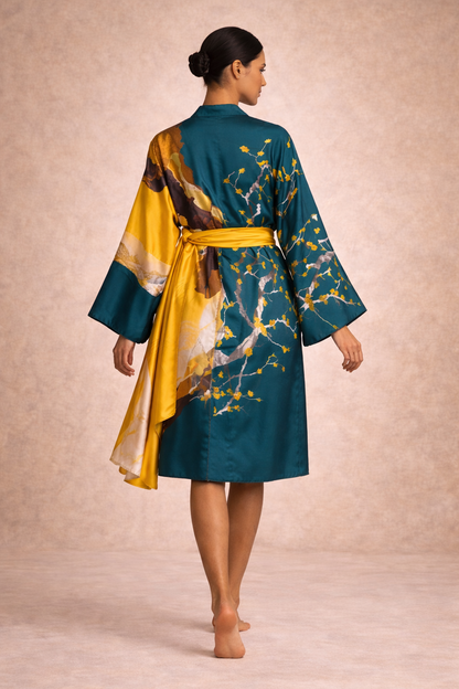 Women's Short Kimono Robe – All Inclusive Beach Cover Up