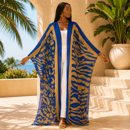 Royal Mirage Sheer Cover Up Kimono