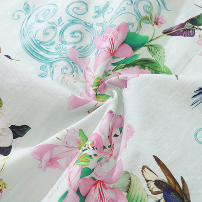 Hawaiian Shirts For Men Hummingbird Print Shirt 100% Cotton
