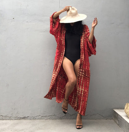 Beach Cover-Up Kimono ¨C Women¡¯s Bikini Outerwear, Vacation Sarong Swimsuit Dress