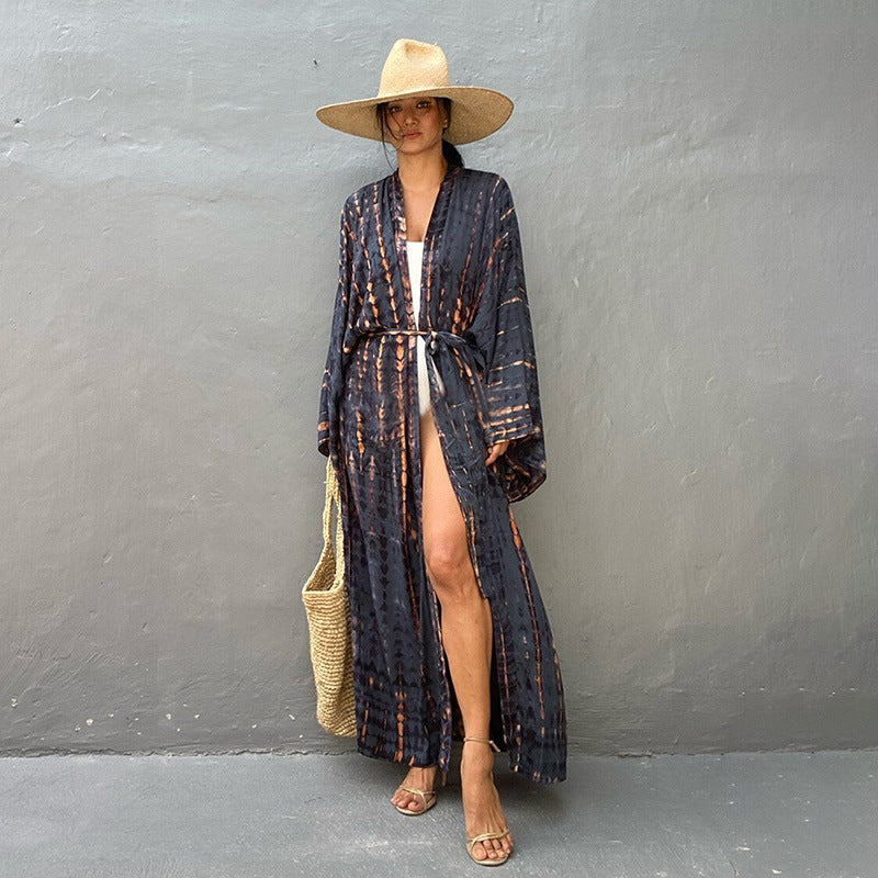 Beach Cover-Up Kimono ¨C Women¡¯s Bikini Outerwear, Vacation Sarong Swimsuit Dress