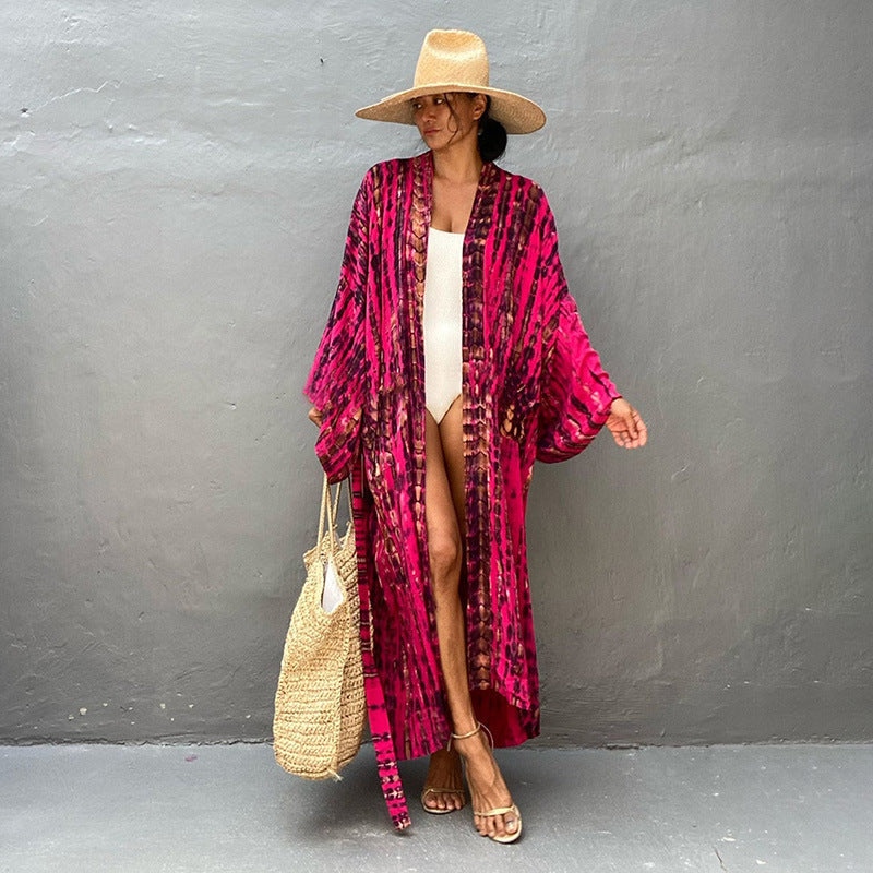 Beach Cover-Up Kimono ¨C Women¡¯s Bikini Outerwear, Vacation Sarong Swimsuit Dress