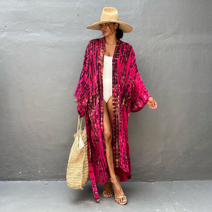 Beach Cover-Up Kimono ¨C Women¡¯s Bikini Outerwear, Vacation Sarong Swimsuit Dress