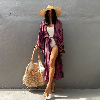 Beach Cover-Up Kimono ¨C Women¡¯s Bikini Outerwear, Vacation Sarong Swimsuit Dress