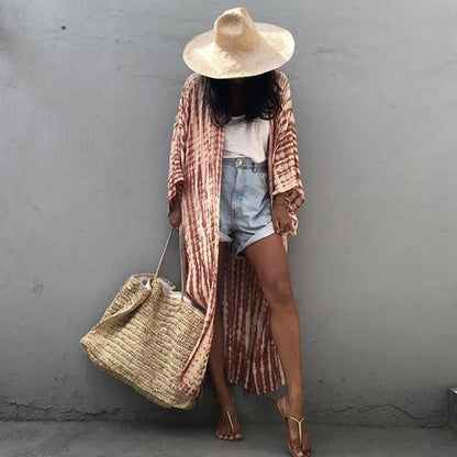 Beach Cover-Up Kimono ¨C Women¡¯s Bikini Outerwear, Vacation Sarong Swimsuit Dress