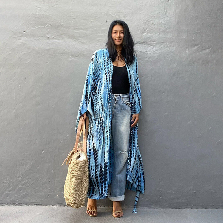 Beach Cover-Up Kimono ¨C Women¡¯s Bikini Outerwear, Vacation Sarong Swimsuit Dress