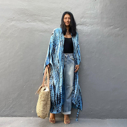 Beach Cover-Up Kimono ¨C Women¡¯s Bikini Outerwear, Vacation Sarong Swimsuit Dress