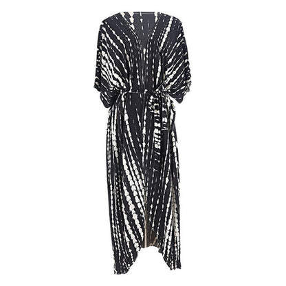 Women¡¯s Rayon Tie-Dye Beach Cover-Up ¨C Vacation Bikini Kimono, Sun Protection Swimsuit Outerwear