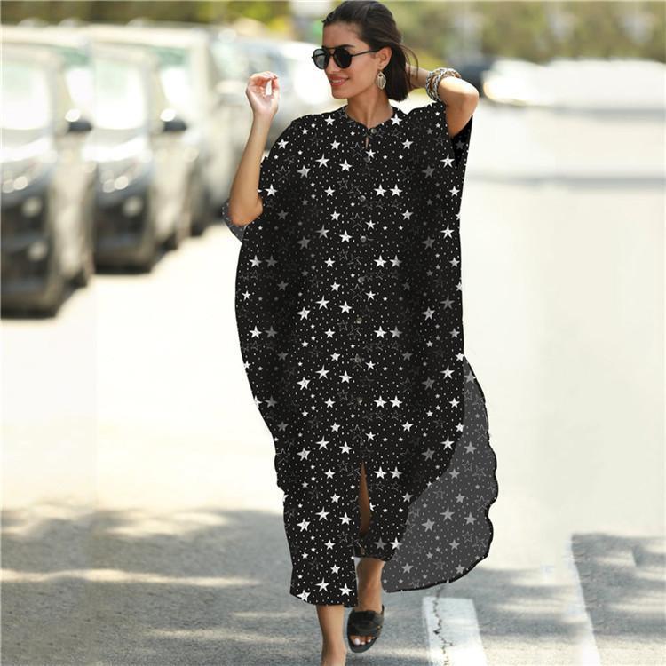 Black & Brown Striped Beach Robe ¨C Sexy Single-Breasted Bikini Cover-Up, Vacation Kimono