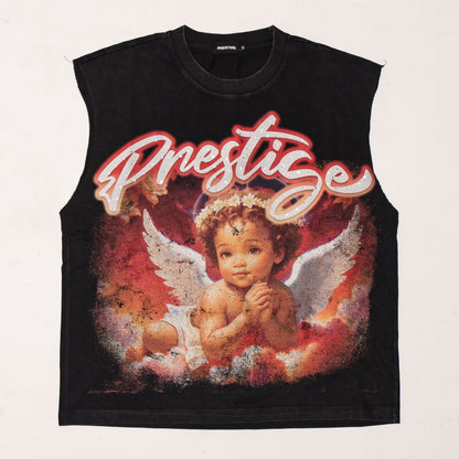 Rhinestone Angel Sleeveless Tee