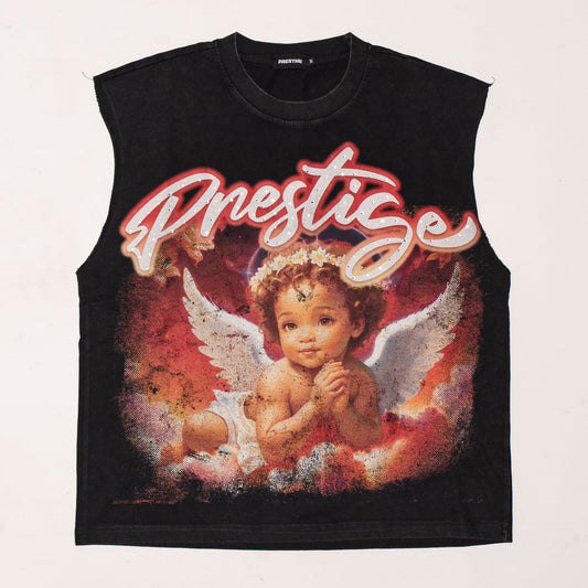 Rhinestone Angel Sleeveless Tee