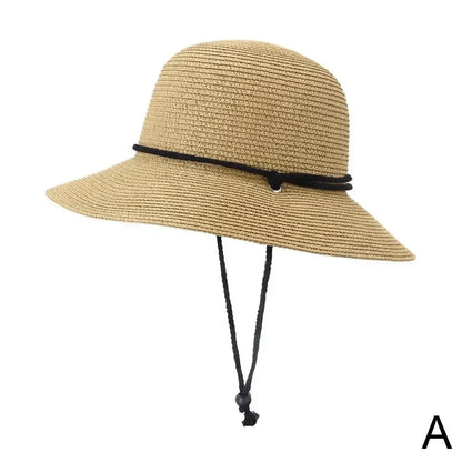 Fashion Korean Version Women's Beach Summer Sun Hat Travel Breathable Beach Sunshade Sun Hat Dome Basin Hat