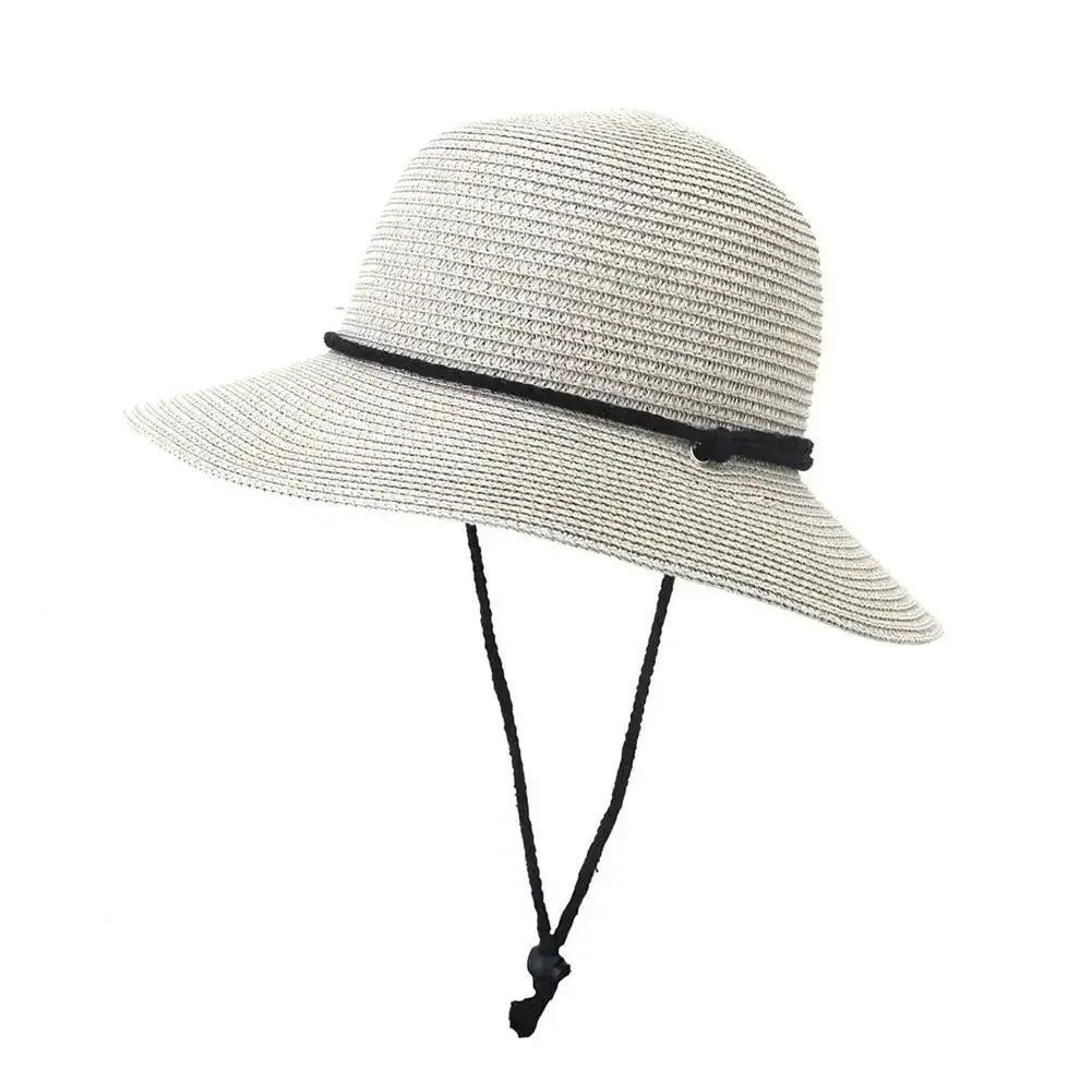 Fashion Korean Version Women's Beach Summer Sun Hat Travel Breathable Beach Sunshade Sun Hat Dome Basin Hat