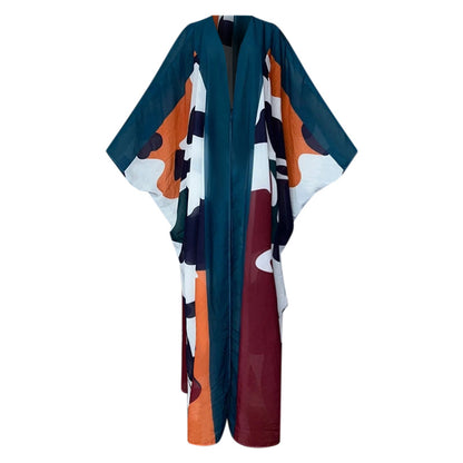 Painted Breeze Sheer Cover Up Kimono