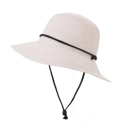 Fashion Korean Version Women's Beach Summer Sun Hat Travel Breathable Beach Sunshade Sun Hat Dome Basin Hat