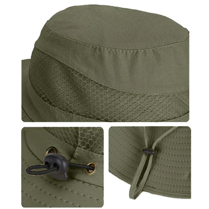 Outdoor Camping Fishing Hiking Sunscreen Fisherman Hat Solar Fan Cap Portable Solar Charging Cap With Fan For Unisex