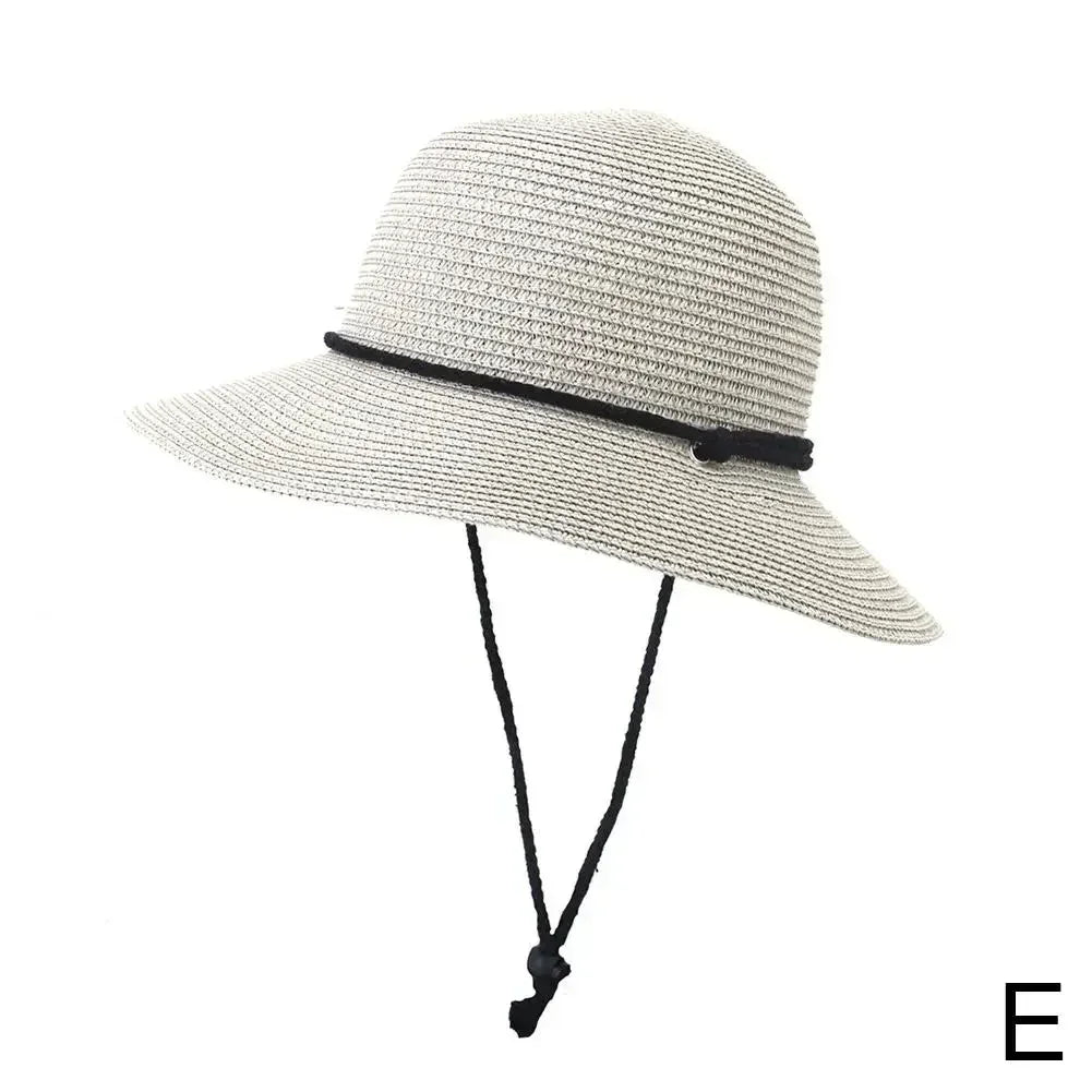 Fashion Korean Version Women's Beach Summer Sun Hat Travel Breathable Beach Sunshade Sun Hat Dome Basin Hat