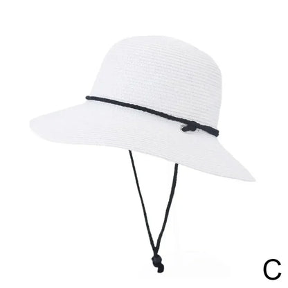 Fashion Korean Version Women's Beach Summer Sun Hat Travel Breathable Beach Sunshade Sun Hat Dome Basin Hat