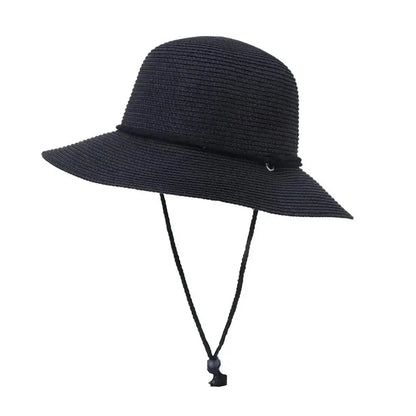 Fashion Korean Version Women's Beach Summer Sun Hat Travel Breathable Beach Sunshade Sun Hat Dome Basin Hat