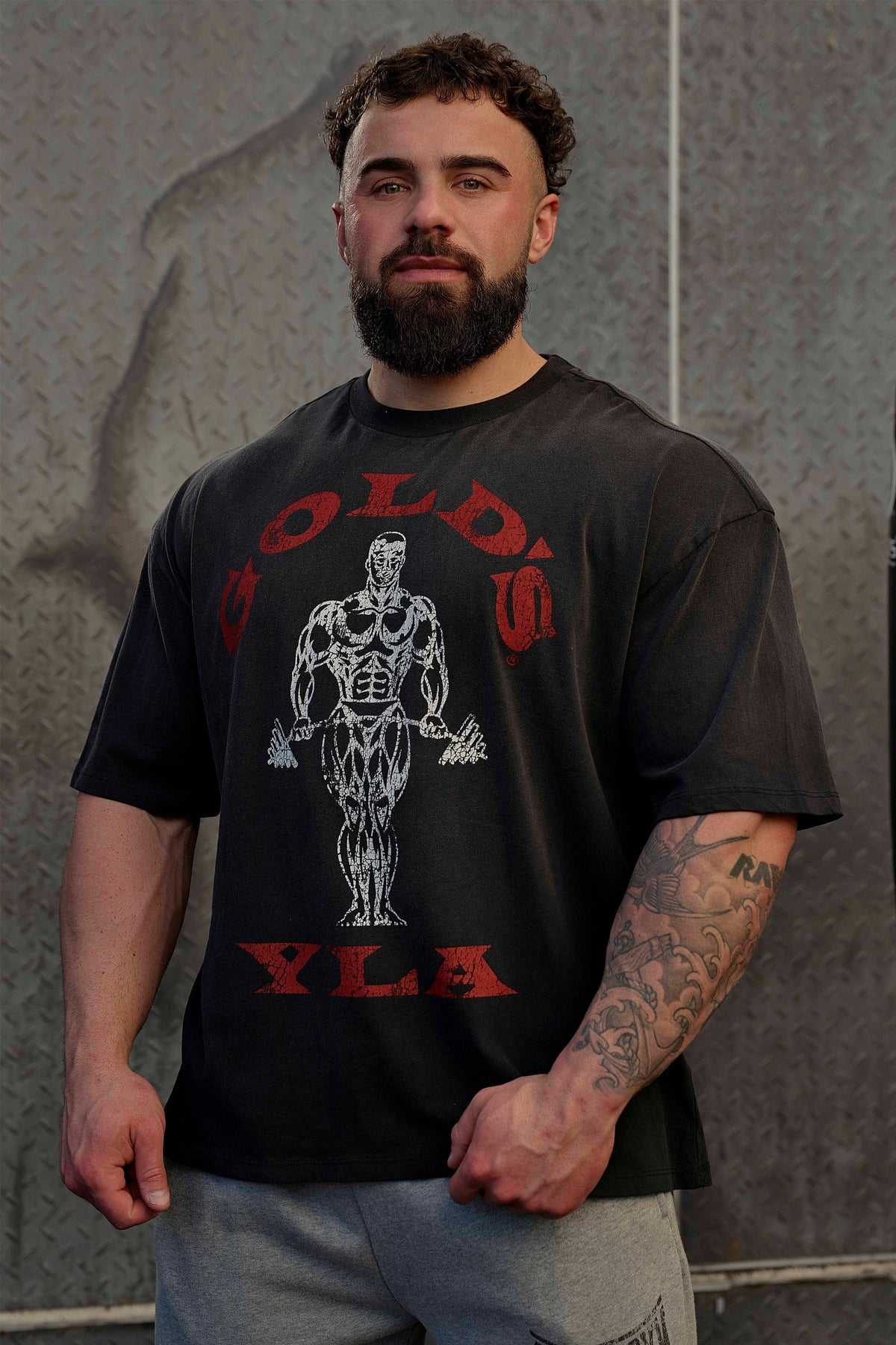 4213 - Gold's Iron Legacy Icon Tees