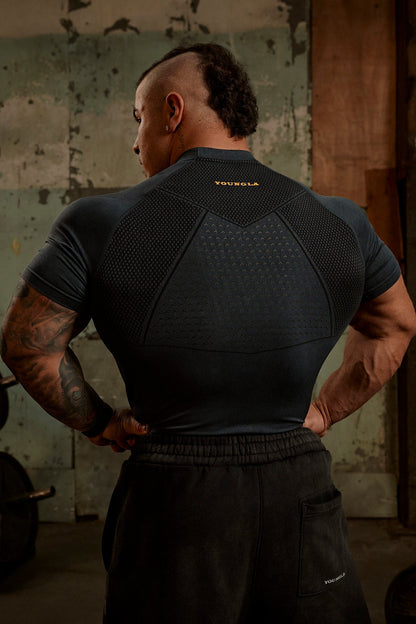 4286 - Gold's Iron Legacy Compression Tees