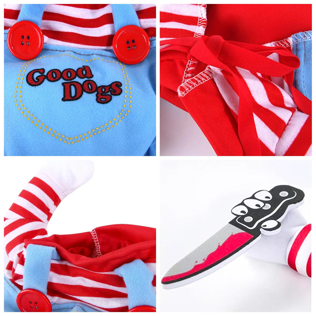 🎃 Funny Chucky Halloween Pet Costume