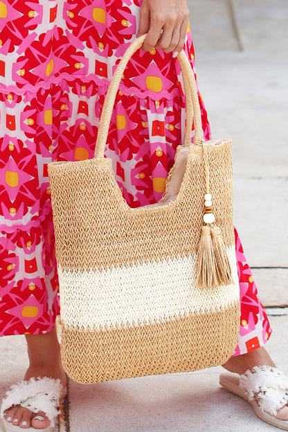 Layla Tassel Decor tote Bag