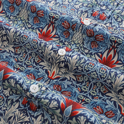 Hawaiian Shirts For Men Snakehead Designer Shirt 100% Cotton Morris Shirt