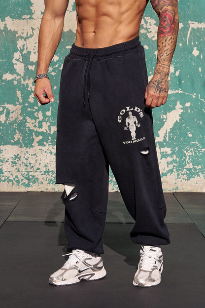 2054 - Gold's Iron Legacy Layered Joggers