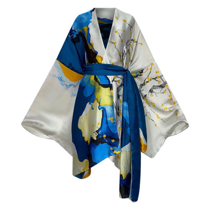 Women's Short Kimono Robe – All Inclusive Beach Cover Up