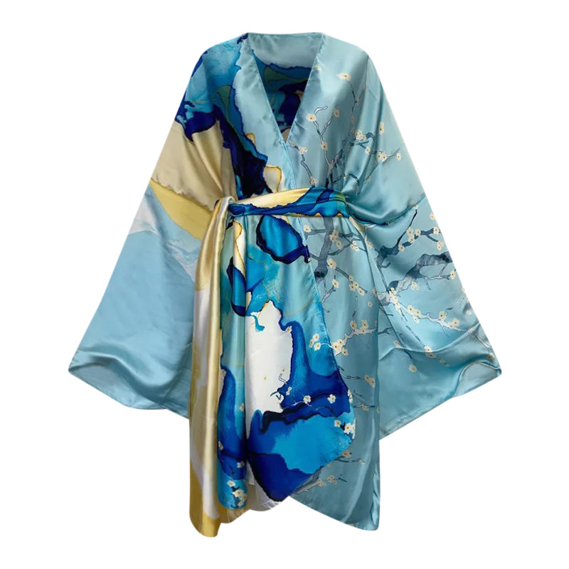 Women's Short Kimono Robe – All Inclusive Beach Cover Up