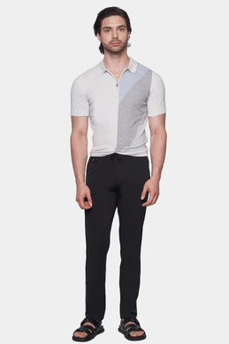 The Mercerized Cotton Polo (Blued Gray)